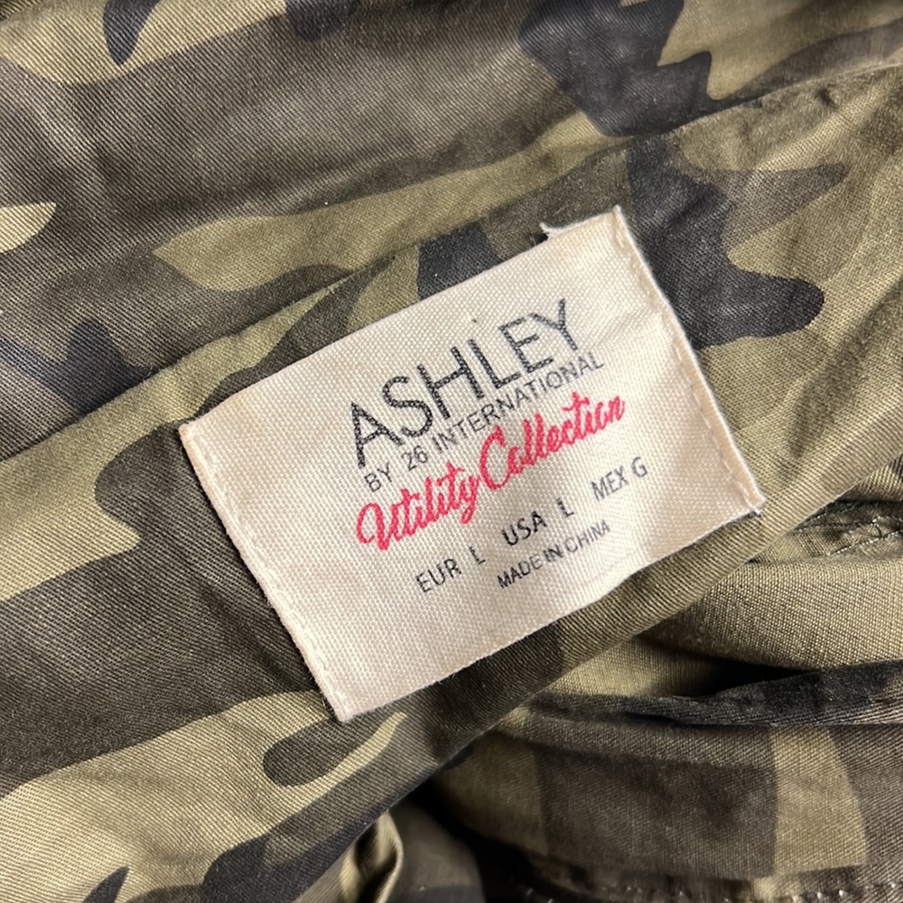 ASHLEY BT 26 INTERNATIONAL Camo Utility Jacket L - Picture 7 of 7